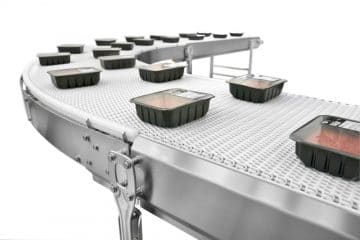 Nastri trasportatori igienici FlexLink per la produzione alimentare Nastri trasportatori igienici FlexLink per la produzione alimentare